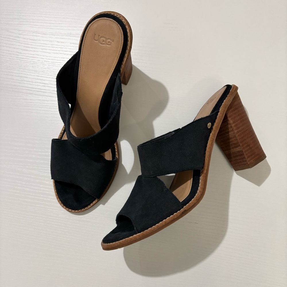 UGG | blue suede Celia heels